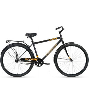 Велосипед ALTAIR CITY 28 high (28" 1 ск. рост. 19") 2022, темно-серый/оранжевый, RBK22AL28019