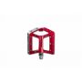 Педали Cube SLASHER, фрезер. алюм., со смен. шип, на пром.подш. с открывалкой, красные, код 14113 