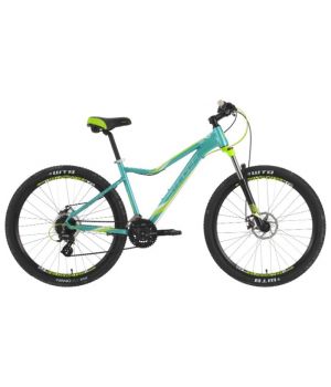 Велосипед Stinger Siena Std 27.5", 17" зеленый; M310/TY700/EF510