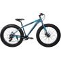 Велосипед FOXX BUFFALO 26" FATBIKE синий, алюминий, размер 17" 
