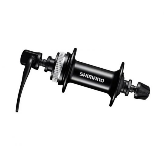 Втулка передняя Shimano MT200, алюм. 32отв, с эксц., под диск C.Lock, черная, EHBMT200B 